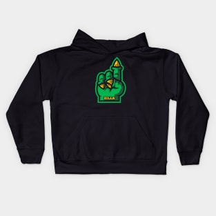 Kaiju Foam Finger 1 Kids Hoodie